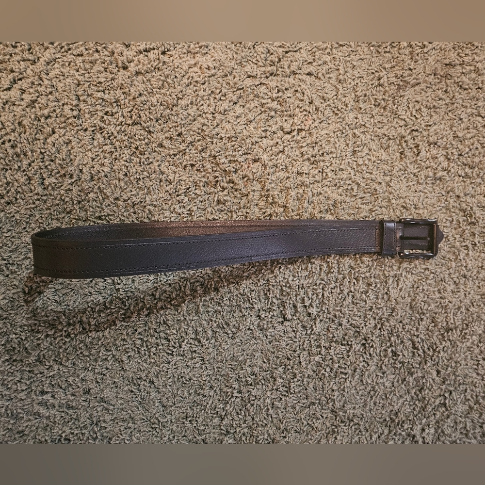 Dickies Black Leather Belt